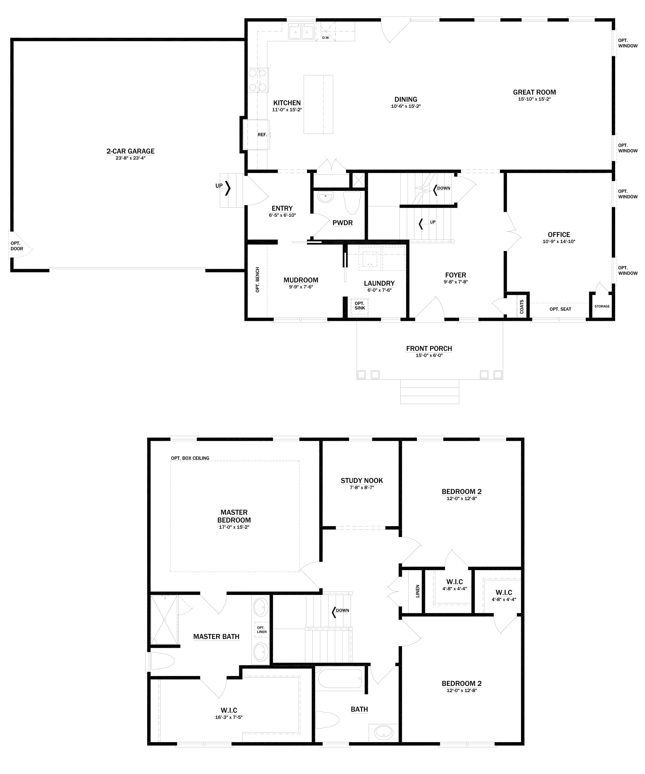The Amherst floor plan