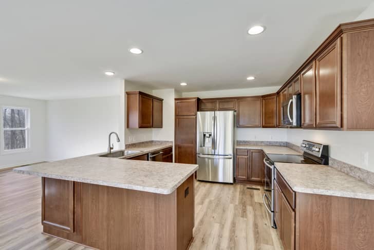 Interior design material selections